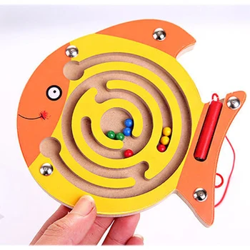 

1PC New Children Maze Toy Kids Wooden Puzzle Game Toy Early Educational Brain Intellectual Toy