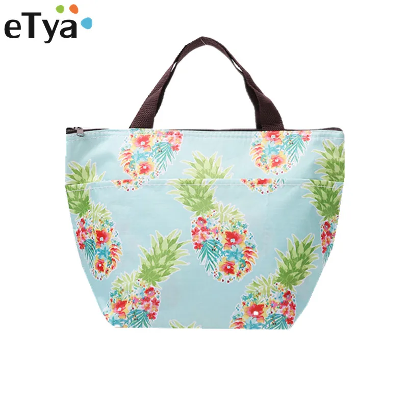 

eTua Oxford Large Capacity Lunch Bags Insulation For Women Men Kids School Food Thermal Lunch Cooler Tote Bag