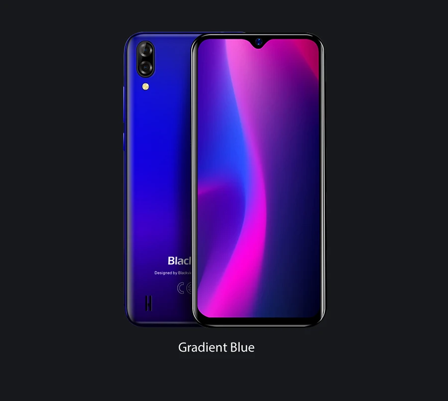 Blackview A60 1 ГБ ОЗУ 16 Гб ПЗУ 6," 19,2: 9 экран MT6580A/WA четырехъядерный 13,0 МП Двойная камера заднего вида 3g мобильный телефон