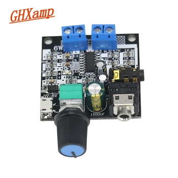

GHXAMP Micro USB Power Amplifier 6W 5V Amplifier 3V-8V Stereo Amplifier Speaker Audio board Wth Headphones Output Lithium Power