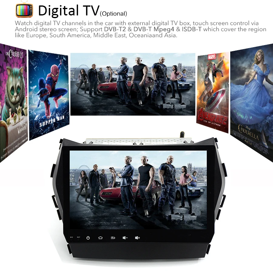 Excellent Asvegen For HYUNDAI Santa Fe IX45 Android 7.1 Quad Core 9 inch Car GPS Navigation System Wifi Bluetooth Radio Multimedia Player 12 Excellent Asvegen For HYUNDAI Santa Fe IX45 Android 7.1 Quad Core 9 inch Car GPS Navigation System Wifi Bluetooth Radio Multimedia Player 12