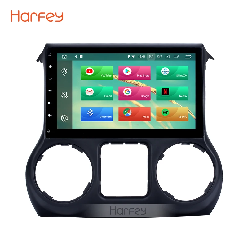 

Harfey 10.1 Inch Android 8.0 GPS Navigation Stereo 1024*600 Bluetooth Car Radio for 2011 2012 2013 2014 20152016 JEEP Wrangler