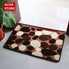 Мягкий хлопковый Быстросохнущий коврик для ванной комнаты, противоскользящий современный коврик для ванной комнаты 40*60 см, 1 шт., коврик для ванной комнаты, домашнее украшение, полезный коврик для ванной