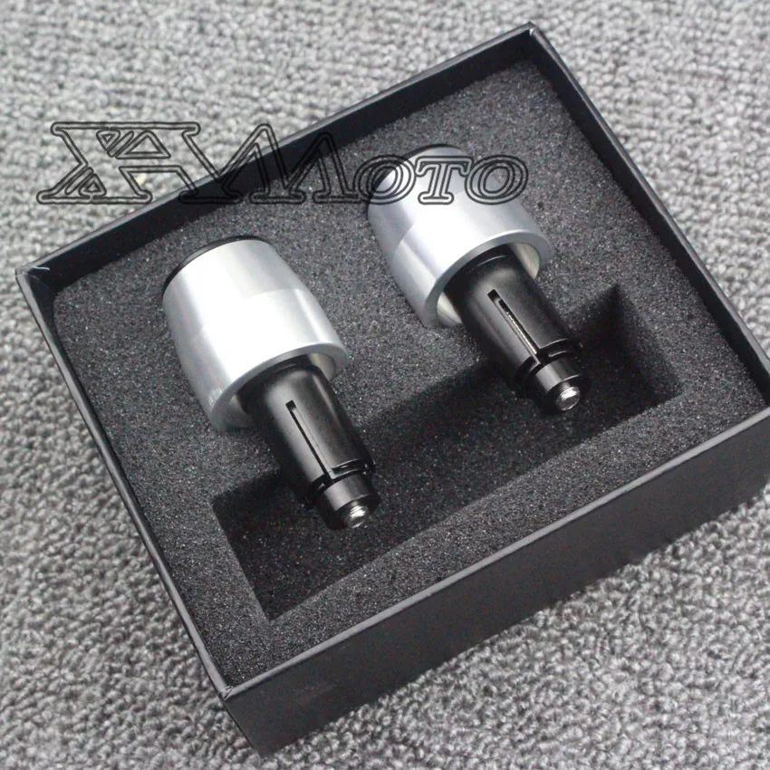 

New Motorcycle CNC 7/8'' Handle Bar End Weights Handlebar Grips Cap for Honda CB650F CB1000R CBR 600f4i CB400 Aprilia pegaso 650