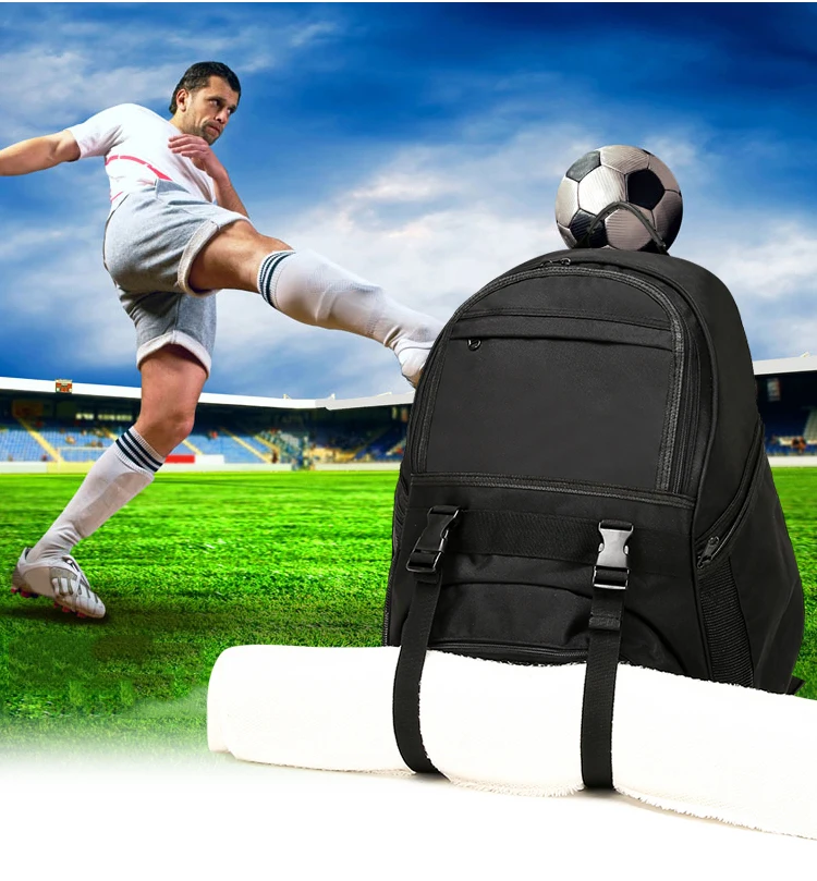 Football Duffel Backpack Luggage Gym Sports Bag Large Tote with Shoe Compartment Backetball Compartment