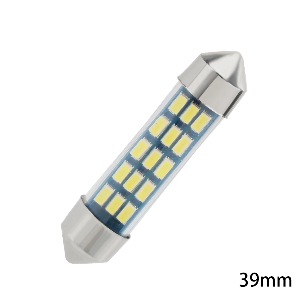 Автомобильный купольный свет C5W C10W 3014 SMD Canbus без ошибок супер яркий фестон 31 мм 36 мм 39 мм 41 мм Светодиодная лампа автомобильный плафон внутреннего освещения белый - Испускаемый цвет: 39MM