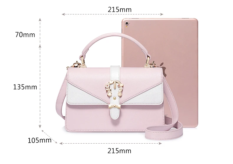 Just star women leather handbag 4