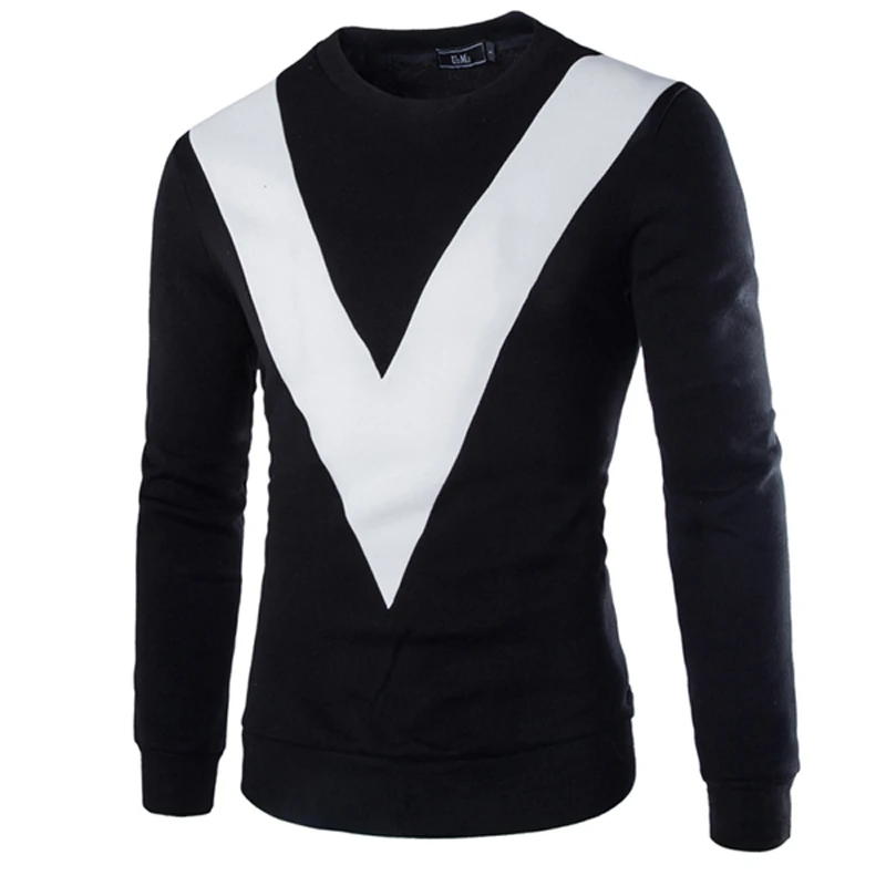 v neck hoodies for men