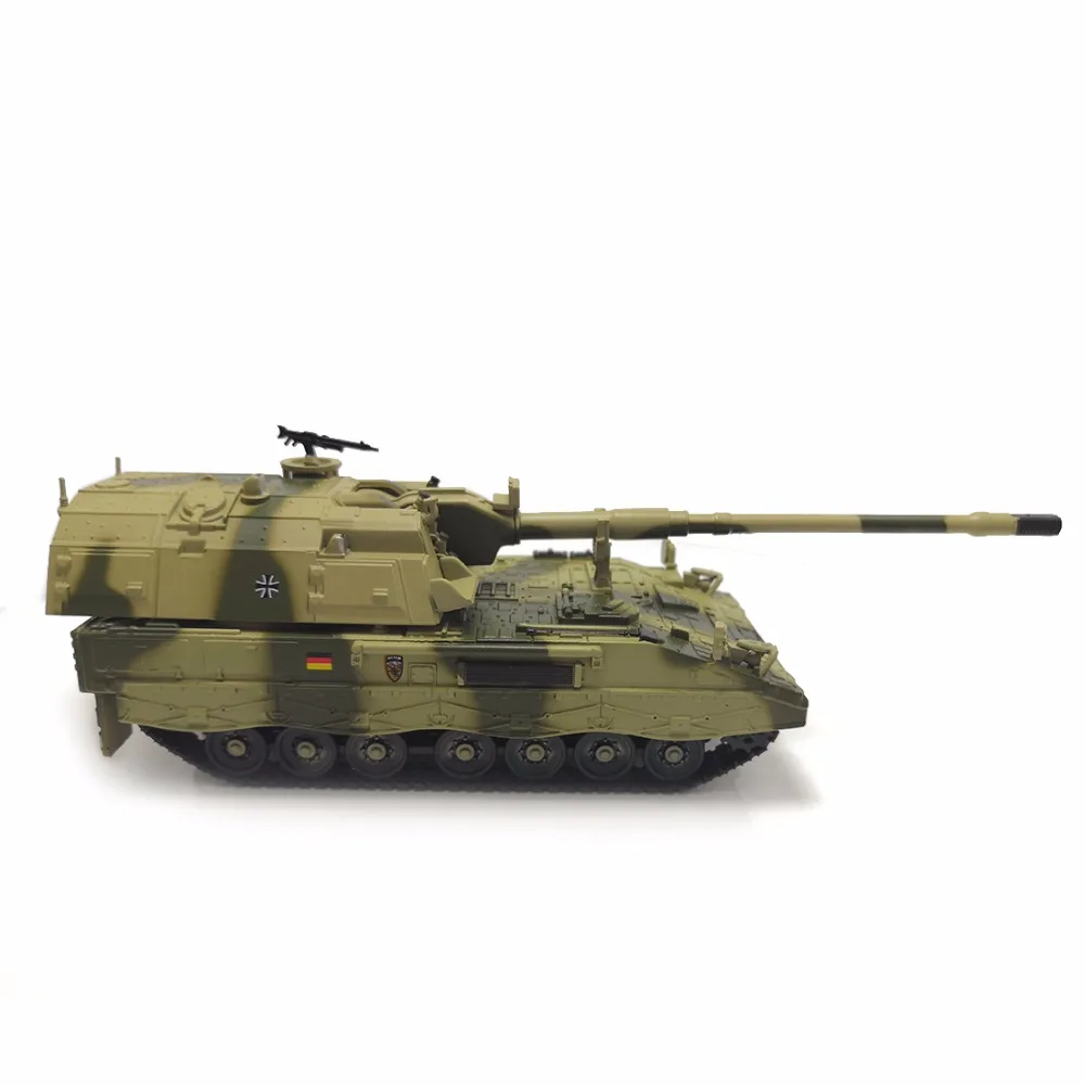 1: 72 Масштаб литой под давлением металлический военный танк модели Panzer Haubitze PzH-2000 самоходная артерия литой армейский Танк модель игрушки