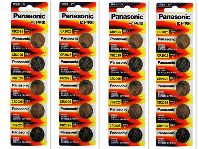 20шт аккумулятор для PANASONIC cr2025 3 v кнопочный Миниатюрный элемент питания для часов компьютера cr 2025