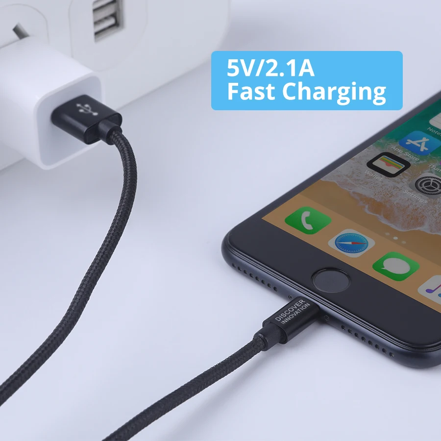 NILLKIN USB кабель для передачи данных 5 5S se кабели для iPhone Lightning Кабель зарядное устройство для iPhone 7 6 6s 8 Plus Xr X Xs Max iPad зарядный шнур