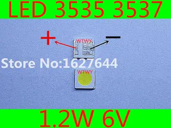 

100pcs LED 3535 3537 LED TV Backlight High Power 1.2W 6V 97.7LM Cool white For SHARP LED LCD TV Backlight Application
