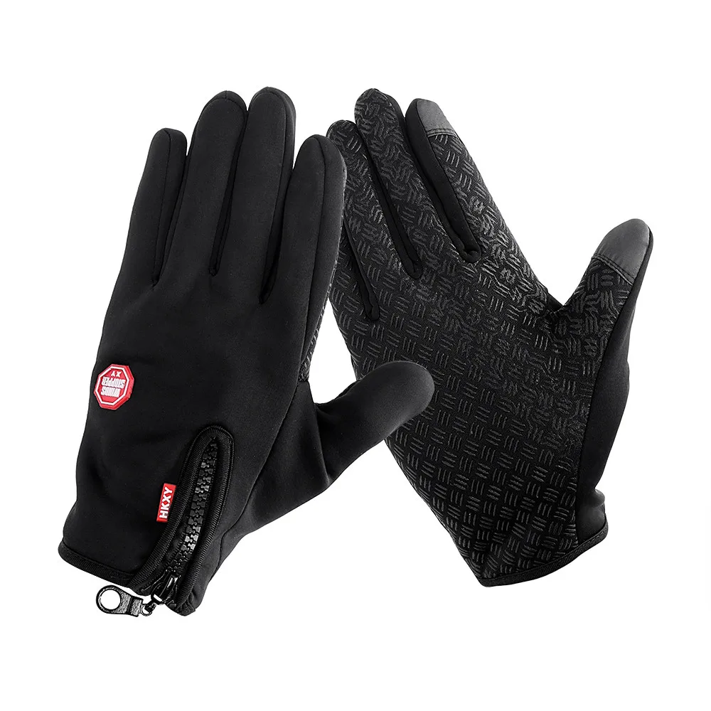 Горячие мотоциклетные перчатки сенсорный экран Windstopper полный палец лыжные перчатки теплые перчатки для верховой езды Спорт на открытом