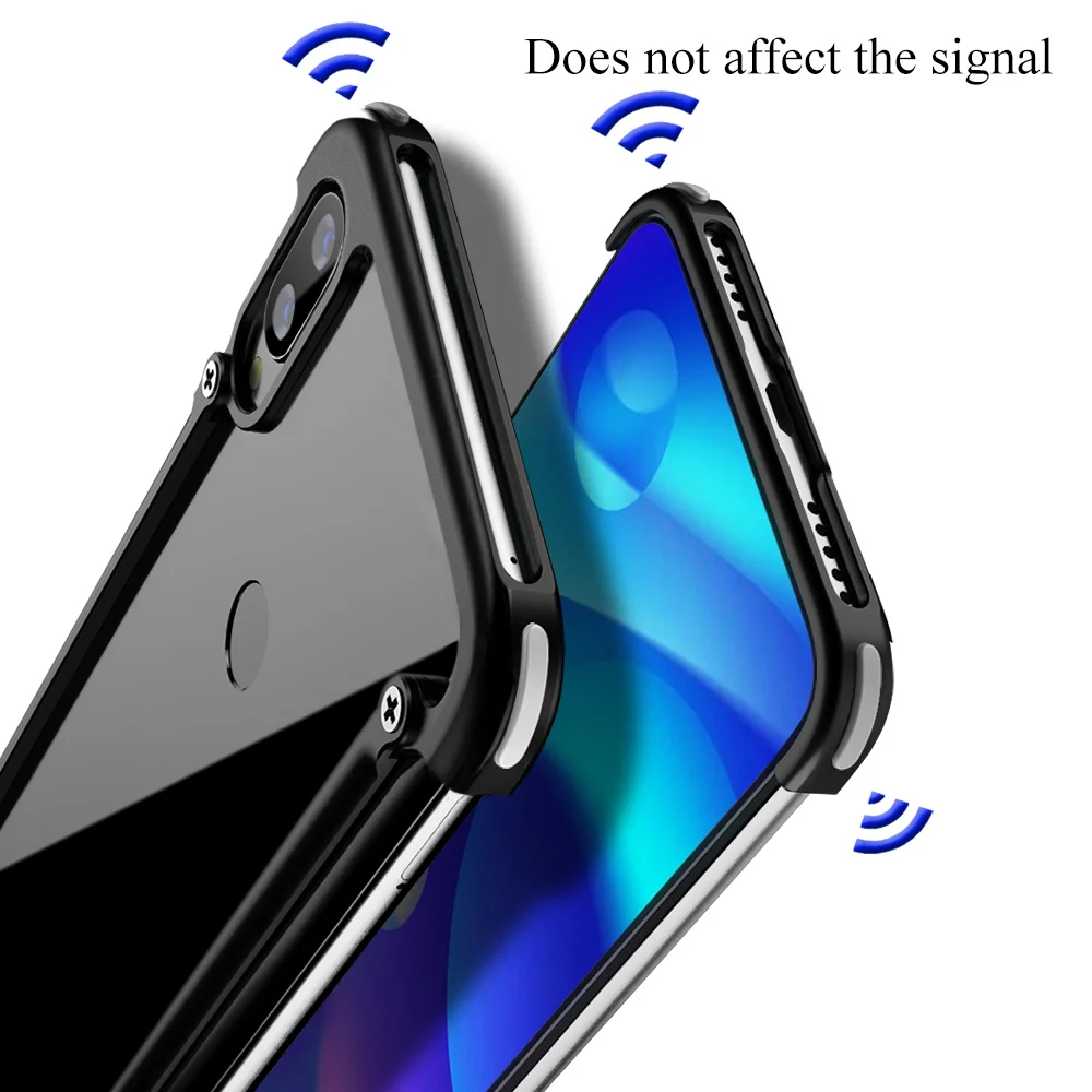 Роскошный защитный металлический чехол OATSBASF для Xiaomi 8 8SE lite персональный корпус 9