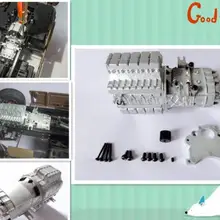 Металлический инженерный трактор самосвал тяга КПП грузовика RC углерод матовый 1/14 1/12 1/10 Tamiya RC8WD sca Cross CAPO