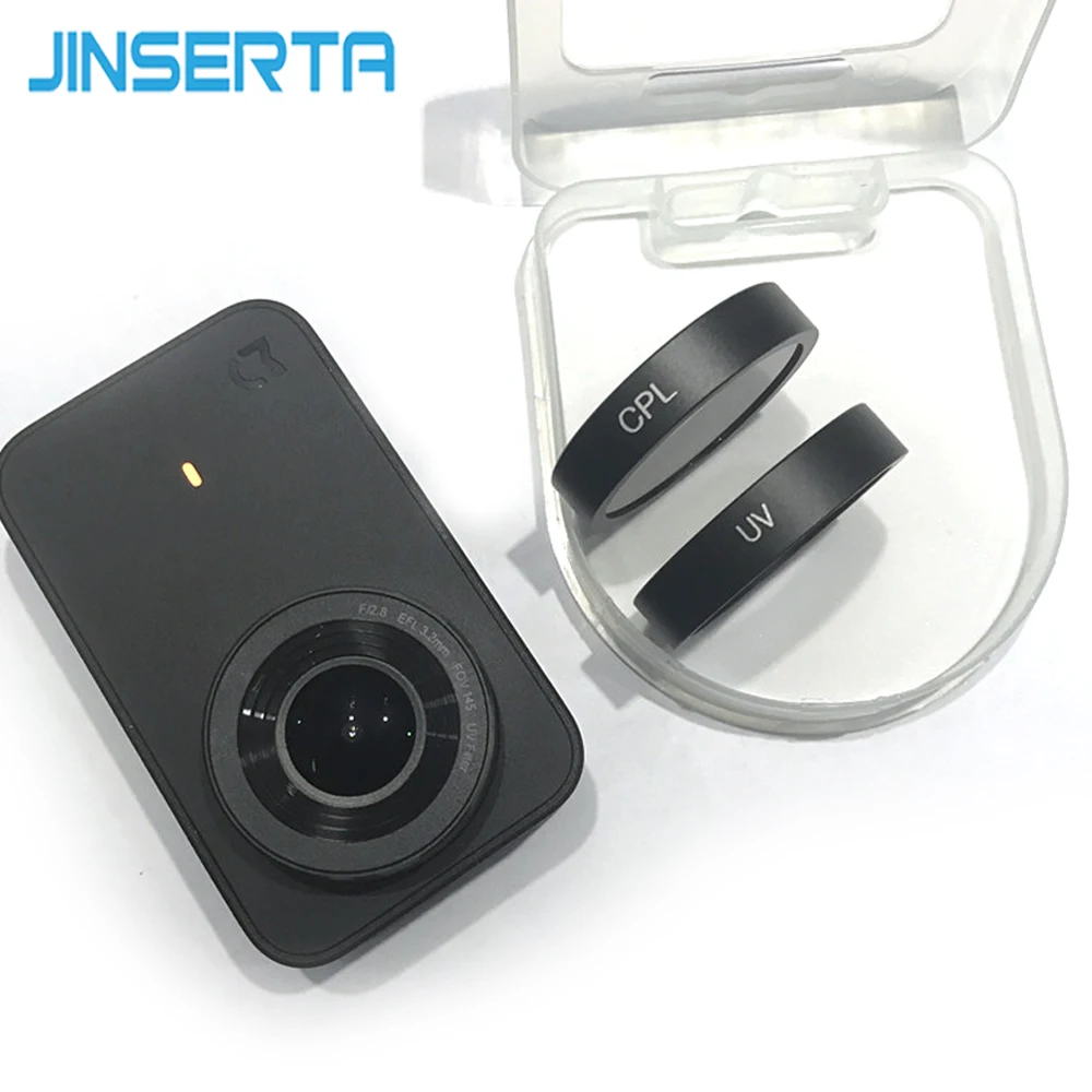 

JINSERTA CPL/UV Filter for Original for Xiaomi Mijia 4K Mini Action Camera with Containe