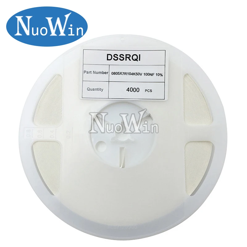 

4000pcs 0805 SMD Chip Multilayer Ceramic Capacitor 0.5pF - 47uF 10pF 22pF 100pF 1nF 10nF 100nF 0.1uF 1uF 2.2uF 4.7uF 10uF 22uF
