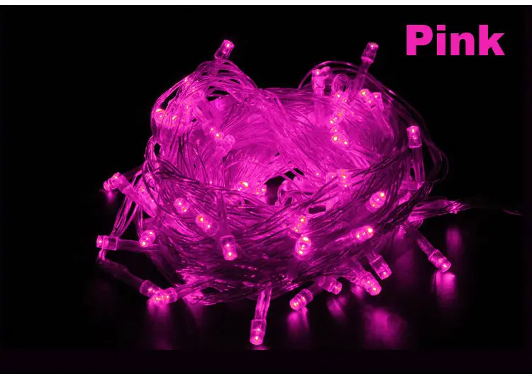 10M-100LED-220V-Pink