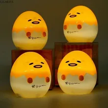 7 см Новинка Gudetama Lazy яйцо желтка Brother мини свет креативные Ночники для ребенка стол с домашним декором освещение