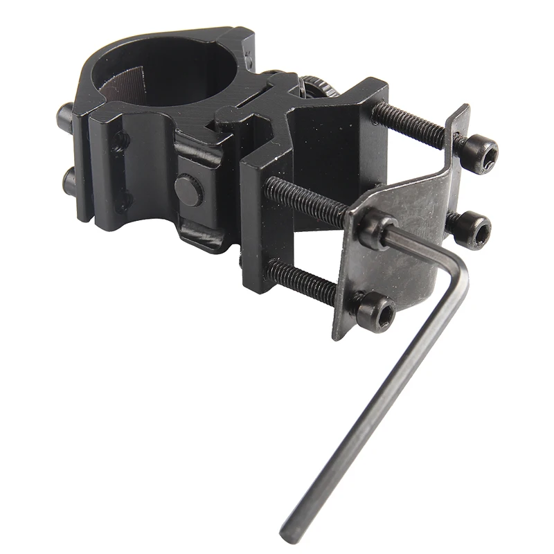 25 4mm Ring and 20mm Rail Mounted for flashlight Laser Torch Barrel Bracket Airsoft Hunting Accessories