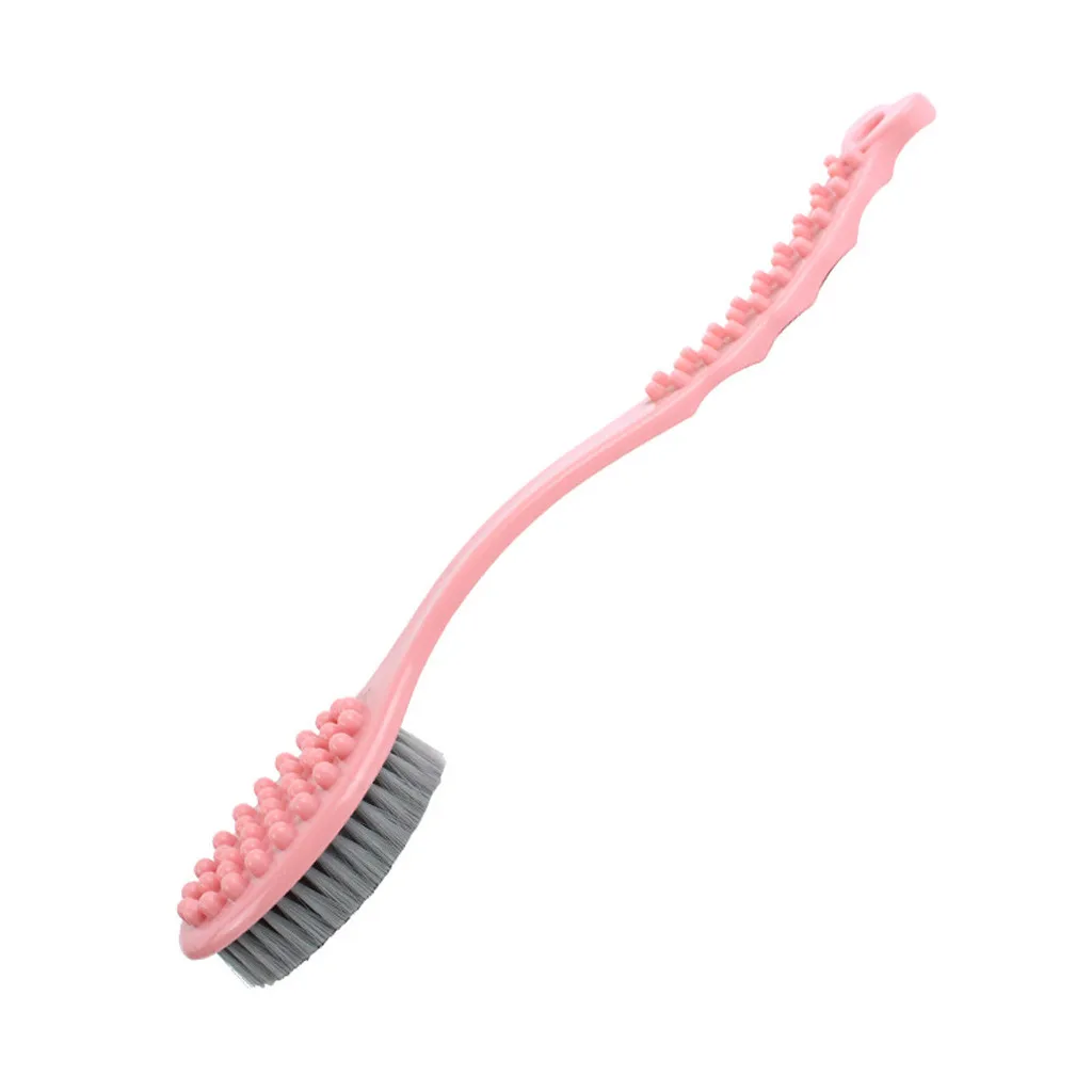 Bath Brush Long Handle Wooden Bristles Soft Hair Rub Back Shower Brush Remove the horny massage brush Anti Skid Scrubber