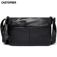 Женские сумки с кисточкой из натуральной кожи, сумки через плечо из воловьей кожи, модные женские сумки-мессенджеры высокого качества, женские известные