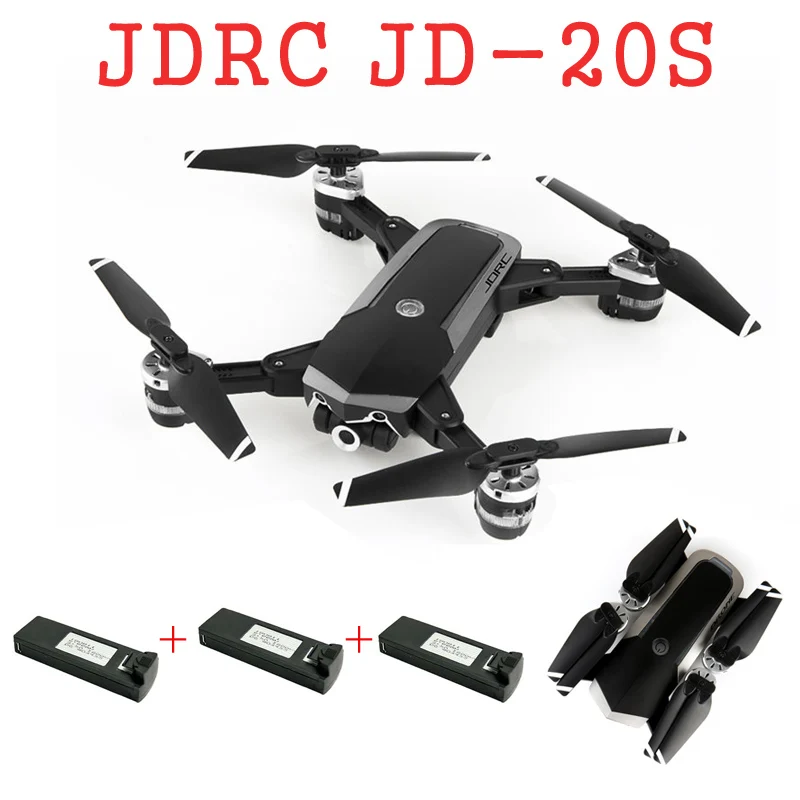 JDRC JD 20S JD20S WiFi FPV с 2MP / 0.3MP HD камерой 2 4G 4CH 6 осей 18 минут время полета складной