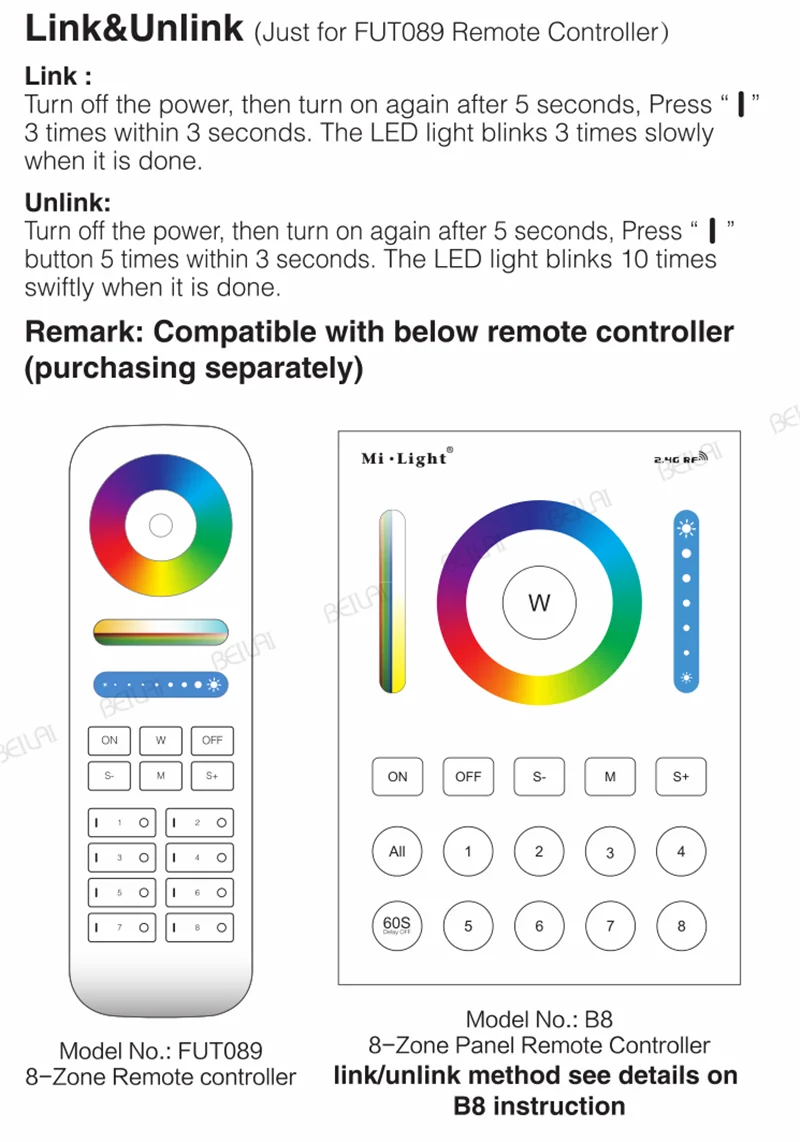 Mi светильник RGB+ CCT Smart P 5 в 1 умный светодиодный контроллер DC12-24V 2,4G Беспроводное управление для одноцветной CCT RGB RGBW светодиодной ленты