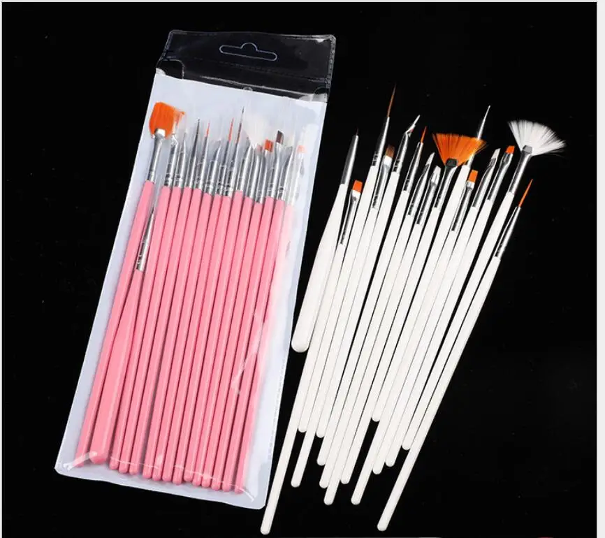 

Nail Art Pens 15 Pack Nail Brush Sets Phototherapy Pen Carving Pens