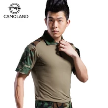 6 Цвета Лето Для мужчин Тактический футболка бренд армии Военная Униформа камуфляжная футболка Снайпер хлопковый топ быстросохнущая футболки короткий рукав