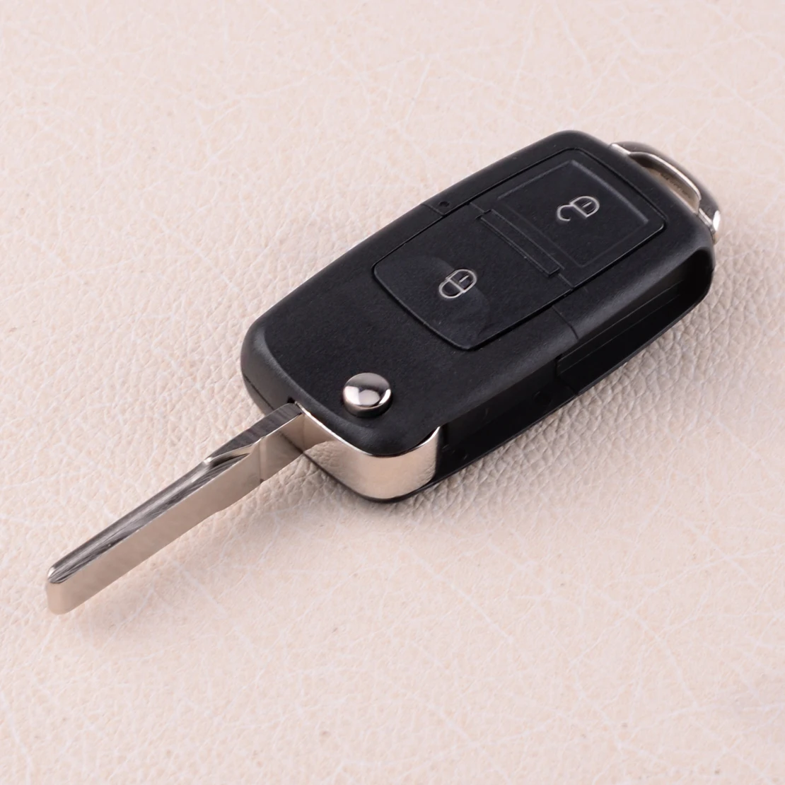 

CITALL Car 2 Button Folding Remote Entry Key 434MHZ Replace with ID48 Chip Fit for Volkswagen Golf MK4 Passat 1998 1999 2000
