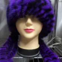 Linhaoshengyue шипами натуральный мех норки женские модные шляпы cap зимние теплые