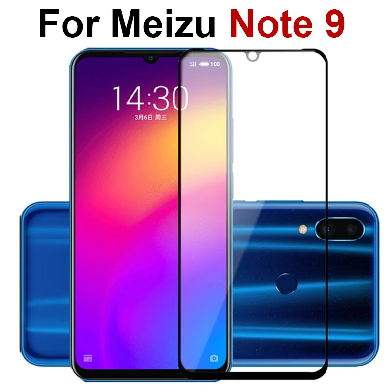 

Protective glass on the for Meizu note 9 note9 screen protector tempered meizy maizu Maisie protection sheet armor Meizunote9
