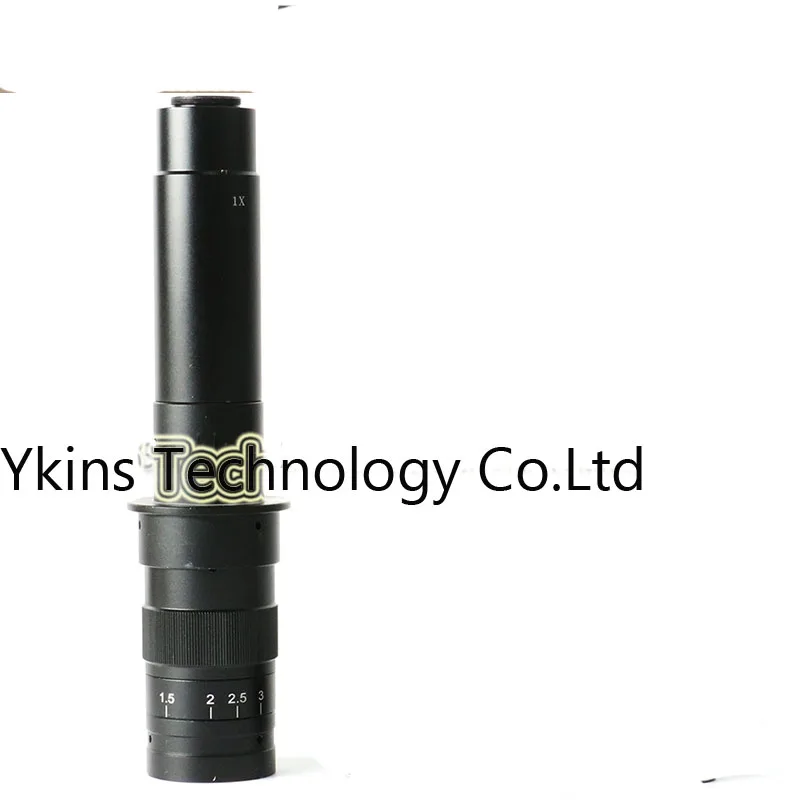 

Free shipping Max 300x Zoom C-mount Glass Lens 1X Adapter for Industry Microscope Camera Eyepiece Magnifier