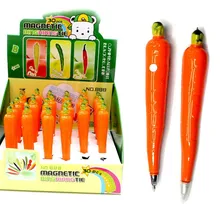 [ ] Новинка! Магнетизм! Фрукты и овощи ручки Личная ручка-морковная ручка, 30 шт./партия может с логотипом клиента