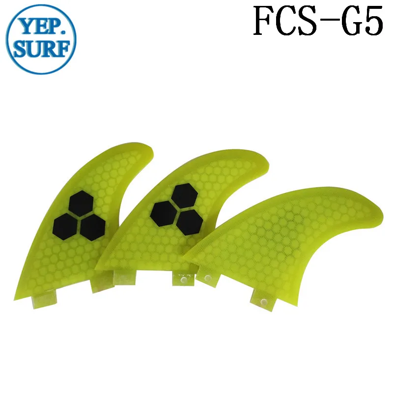 Плавник для серфинга FCS G5 Fin сотовый плавник для доски для серфинга 5 цветов плавник для серфинга Quilhas thruster аксессуары для серфинга