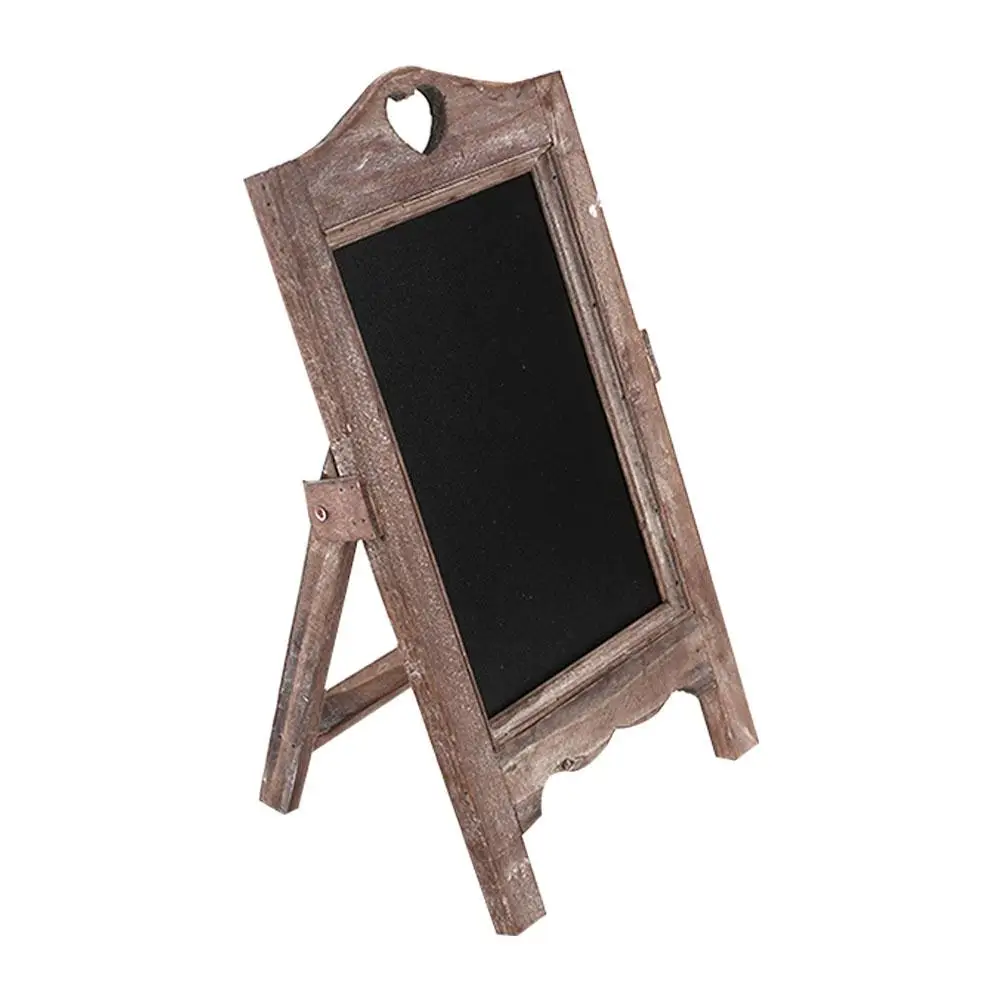 

Matte Surface Wooden Small Blackboard Memo Board Decor Advertising Board Table Card Creative Multifunctional
