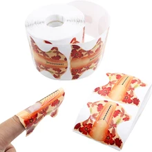 100 шт/рулон DIY креативная форма бабочки гвоздь Расширенный армированный гвоздь для акриловых/УФ гель для ногтей инструменты для маникюра зеленый оранжевый