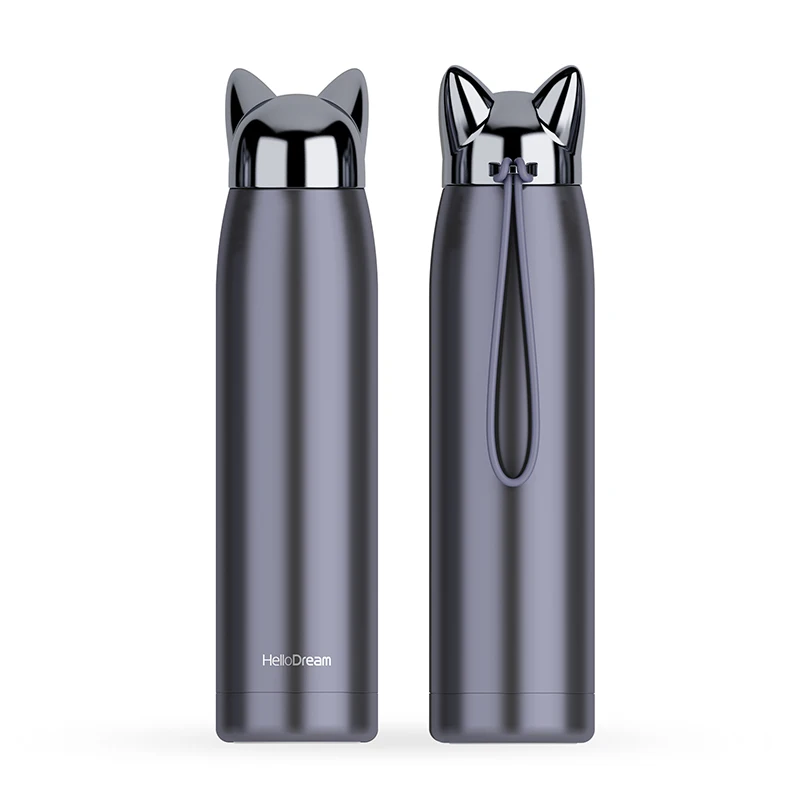 

320ML Coffee Drinkware Sport Bottle For Water Bottles Cartoon Cup Stainless Steel Double Wall Thermos Vacuum Insulated Flasks