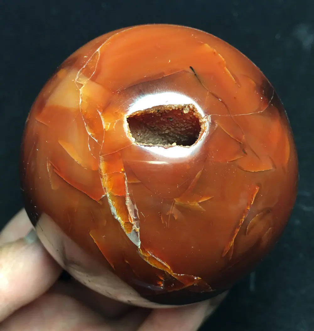 

509g Agate Geode! NATURAL CARNELIAN CRYSTAL QUARTZ Geode Agate healing crystals