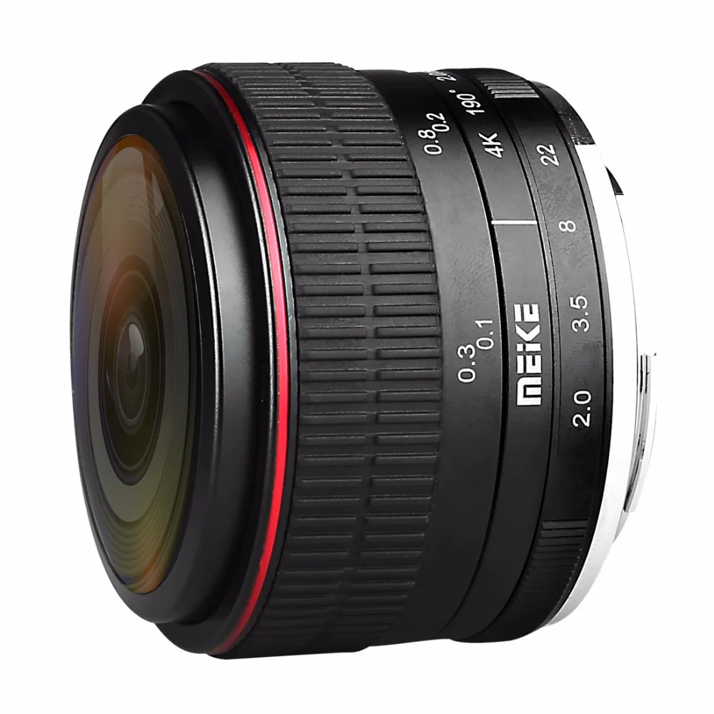 Meike MK 6 5 мм f/2 0 объектив рыбий глаз для Panasonic Micro 4/3 Крепление камеры + Mcoplus ткань|6.5mm