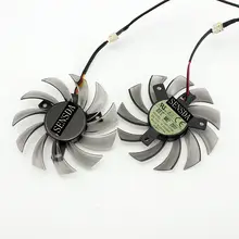75 mm WanMei 2 pezzi per scheda grafica GTX 460 465 560 Ti 580 650 750Ti GT440 GT610 GT730 Ventola di raffreddamento a 3 pin T128010SM