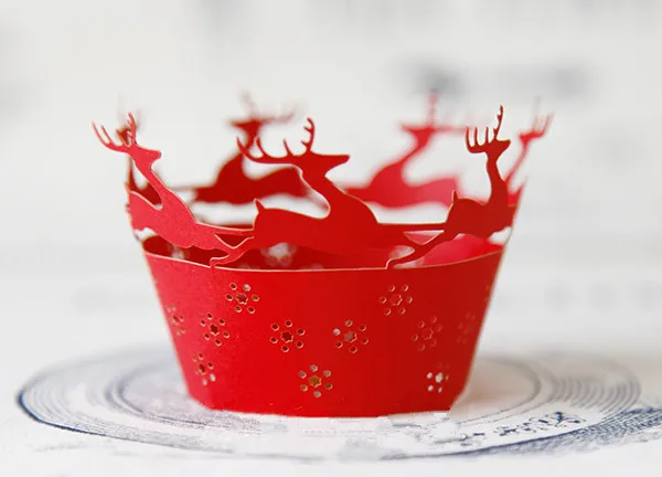 Форма для выпечки Упаковка для торта бумажные Формы для кексов вкладыши обертки украшения Рождество
