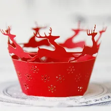 Форма для выпечки Упаковка для торта бумажные Формы для кексов вкладыши обертки украшения Рождество