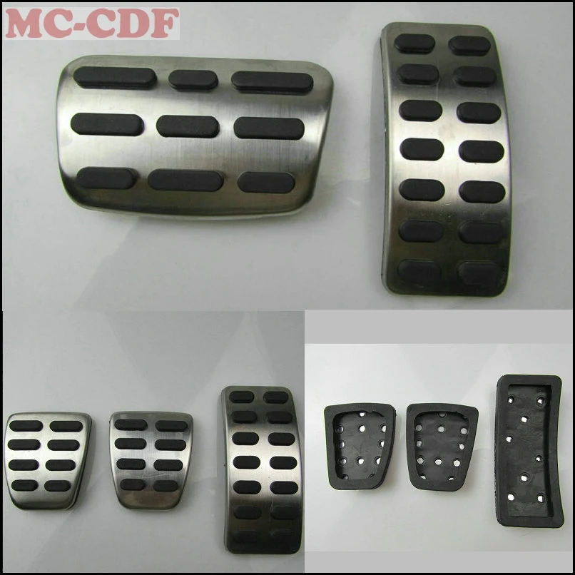 Car styling for Hyundai ix25 Accent Brio Verna Solaris Brake Accelerator clutch Stainless steel Pedal Pad