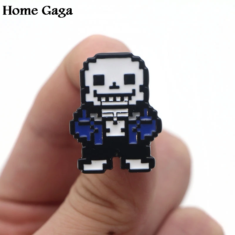 Homegaga Undertale цинковые шпильки para рюкзак pride clothes медаль для сумки рубашка шляпа Значки броши для мужчин и женщин D1657