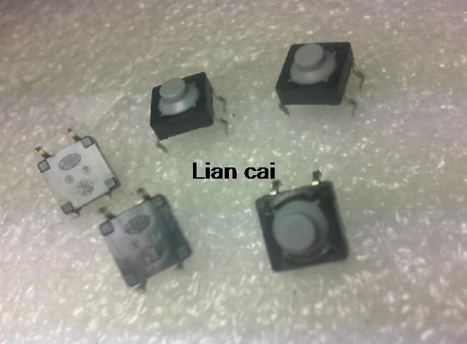 

20PCS/LOT 8x8x5MM 4 Pins Conductive Silicone Soundless Tactile Tact Push Button Micro Switch Self-reset Free Shipping