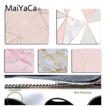 

MaiYaCa New Design Cool Rose Gold Marble Keyboard Mat DIY Design Pattern Game mousepad Size for 18x22cm 25x29cm Rubber Mousemats
