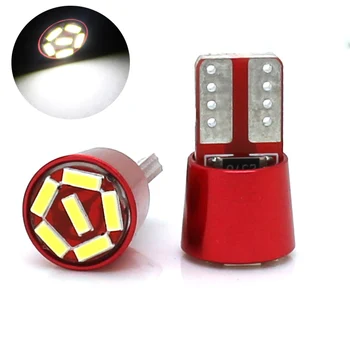 

2x T10 W5W 6 4014 LED White Canbus Car Super Bright Turn Signal License Plate Lights Trunk Lamp Clearance Lights Reading Lamp