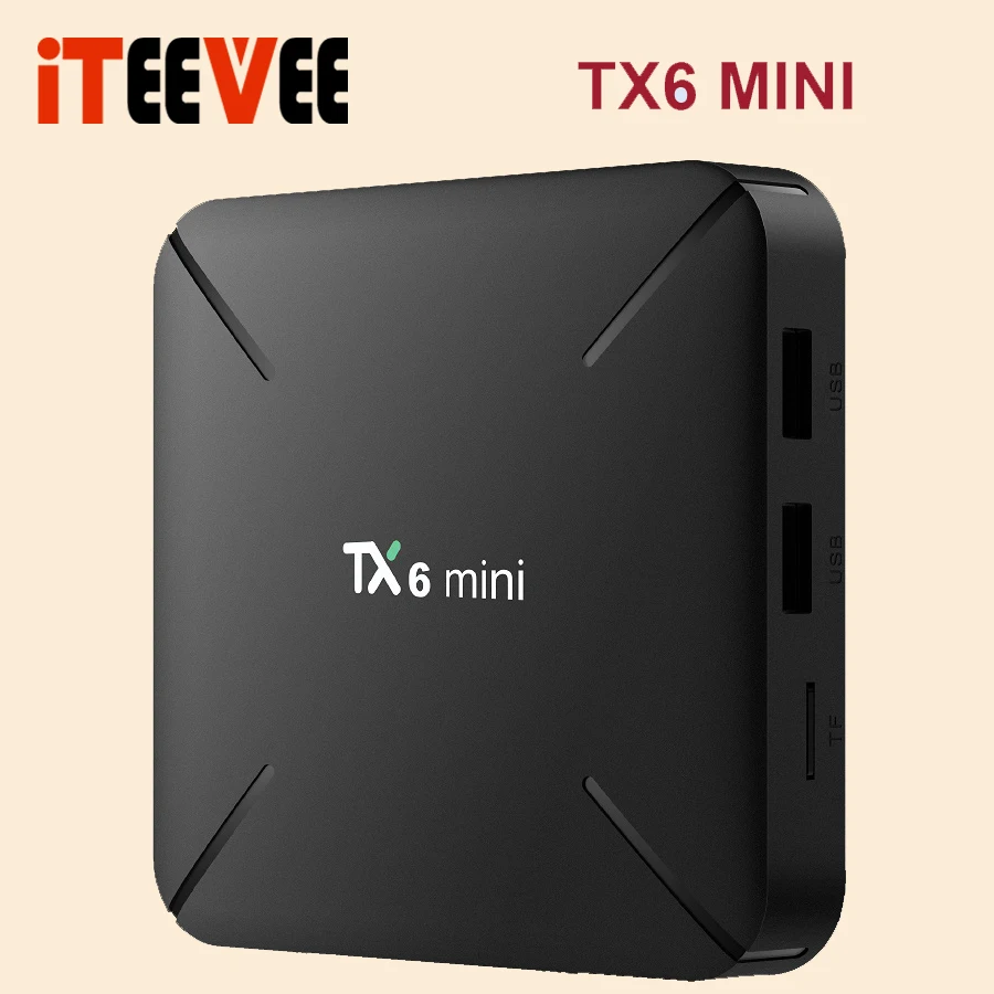 Tanix TX6 Мини Android 9,0 ТВ приставка Allwinner H6 2 Гб ОЗУ 16 Гб ПЗУ USB3.0 Поддержка 6 к H.265 2,4 ГГц WiFi медиаплеер ТВ приставка